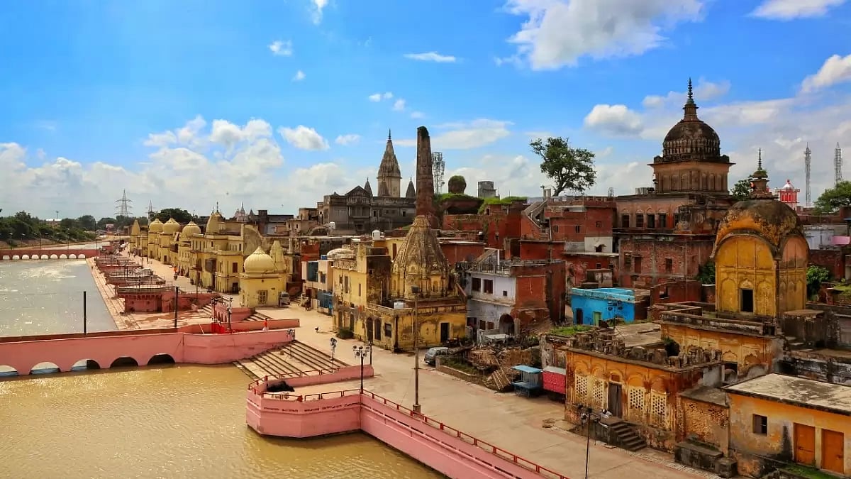 Ram ki Paidi, Ayodhya. Lord Rama ruled Ayodhya in ancient India, as per Hindu epic Ramayana.