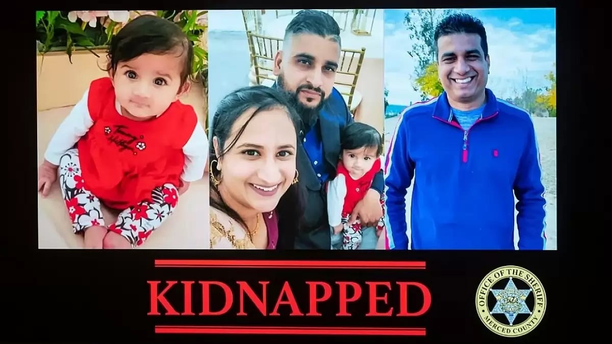 Images of 8-month-old Aroohi Dheri, mother Jasleen Kaur, father Jasdeep Singh, uncle Amandeep Singh 