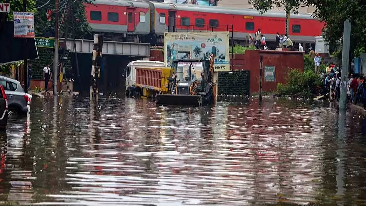Rains in Mathura