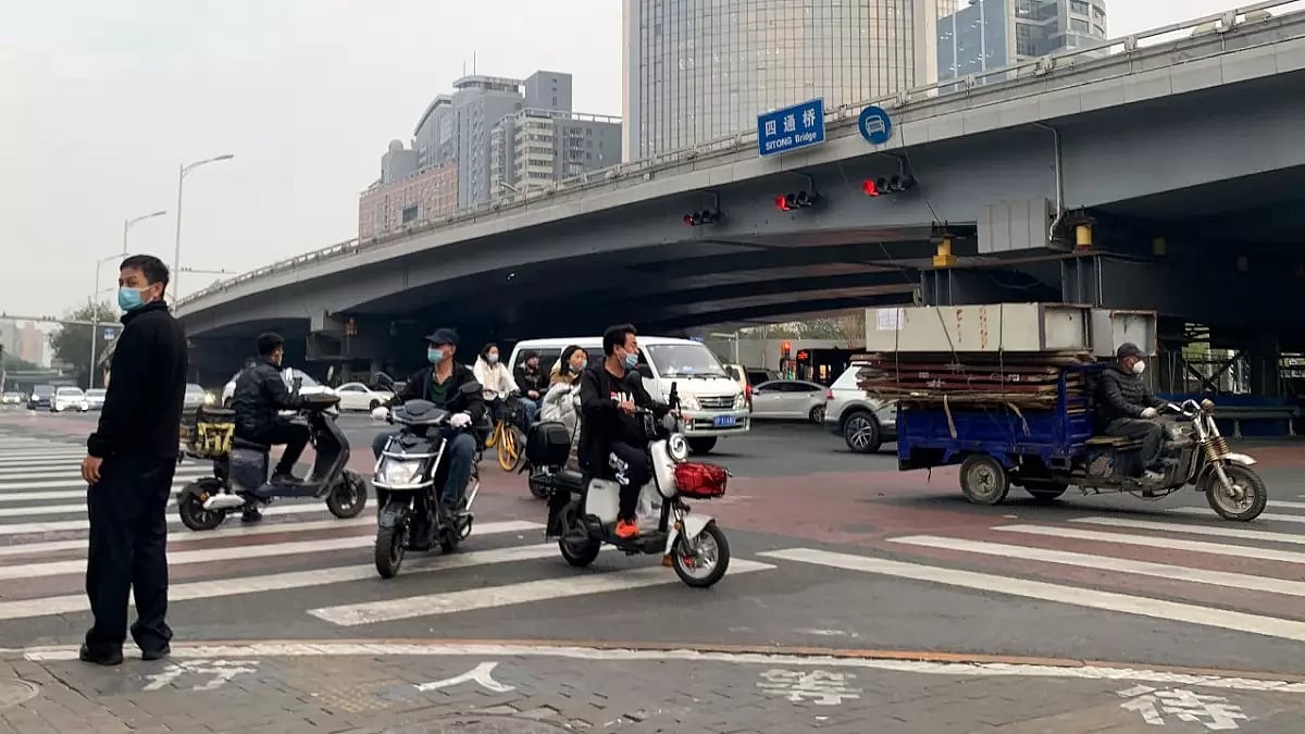The place in China's Beijing where banners against the Zero Covid policy appeared 