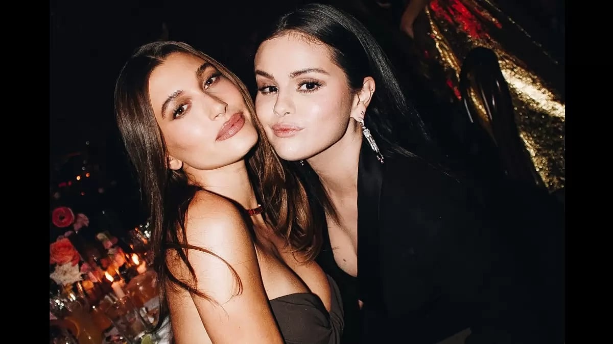 Selena Gomez And Hailey Bieber Pose Together