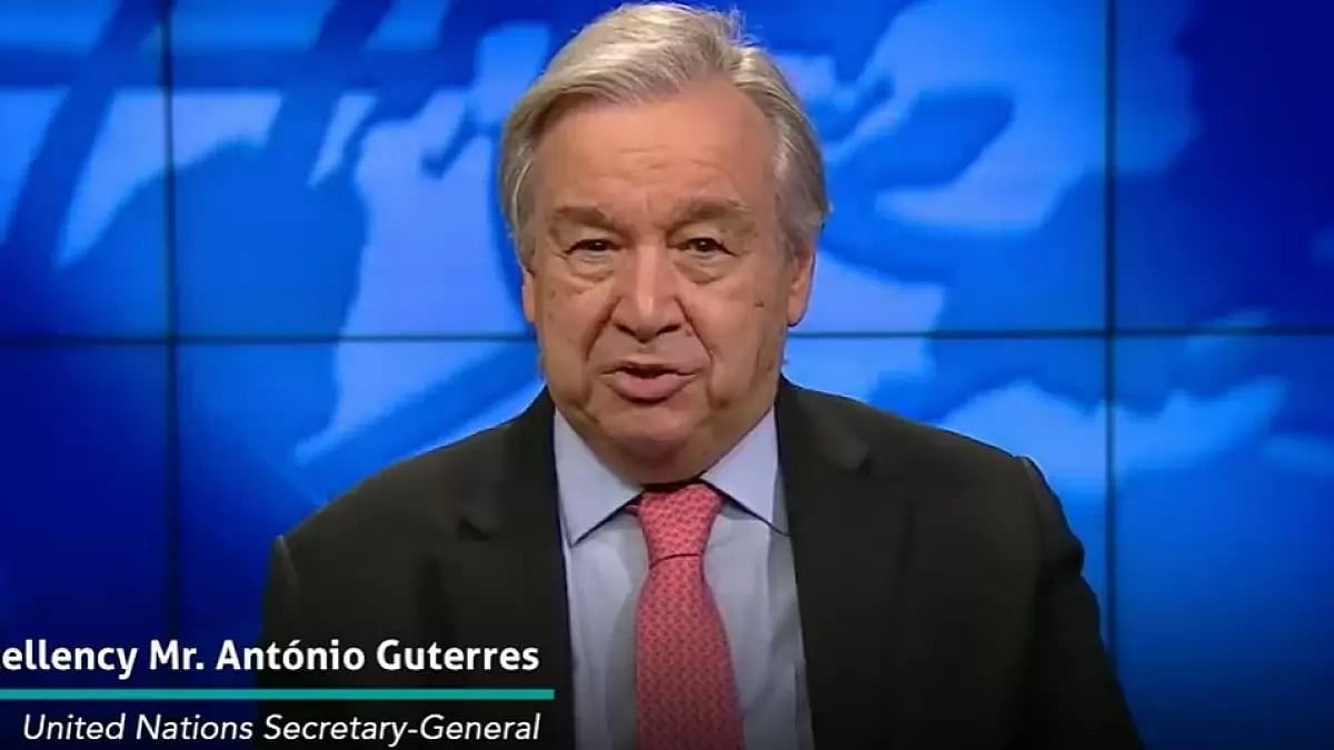 UN Secretary General Antonio Gueterres