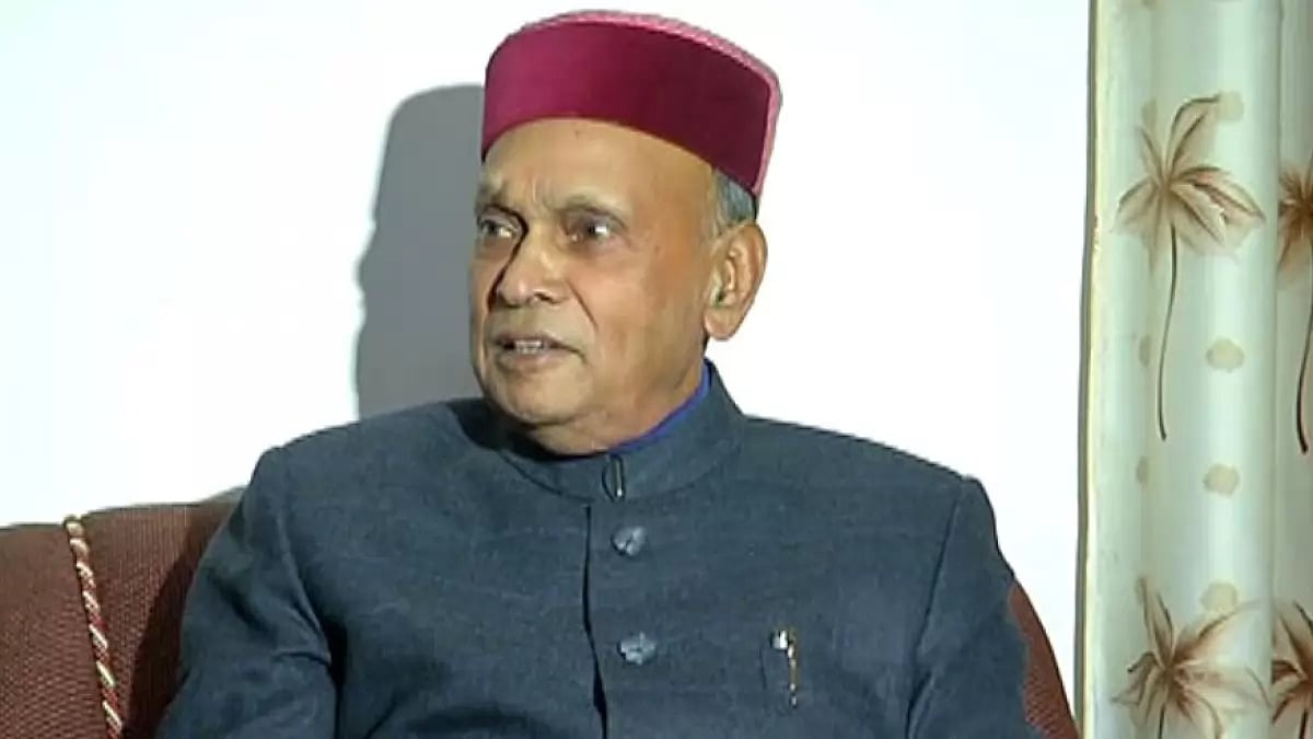 Former CM of Himachal Pradesh Prem Kumar Dhumal