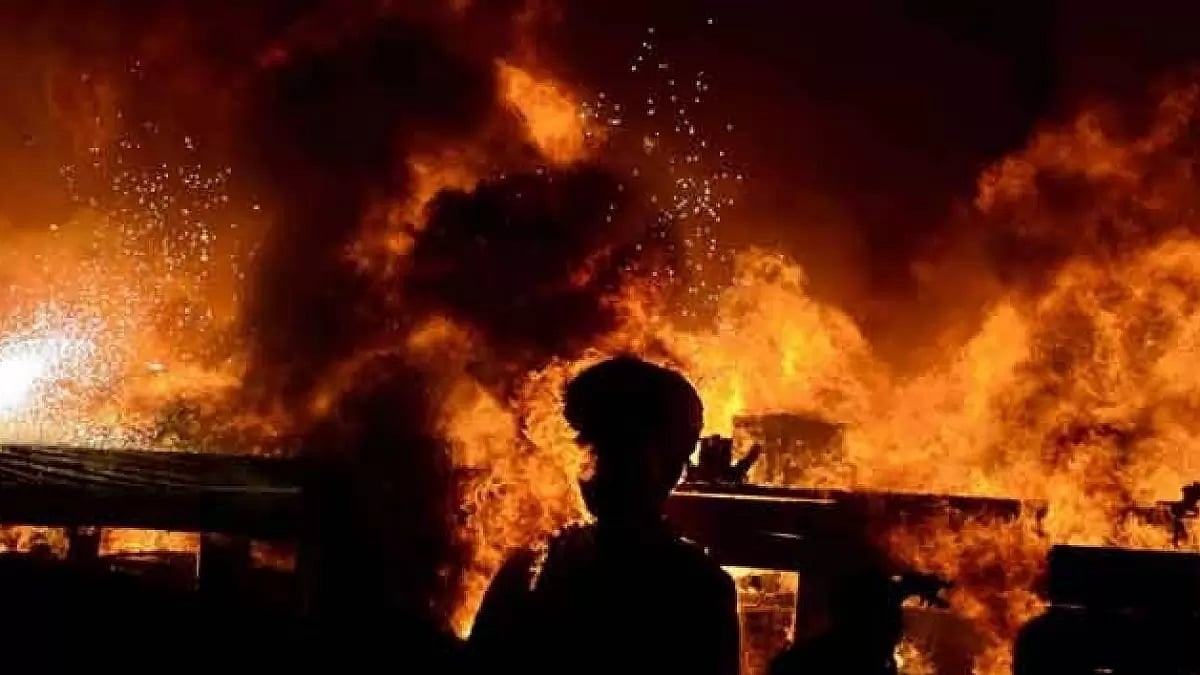 Representative image of blast. 