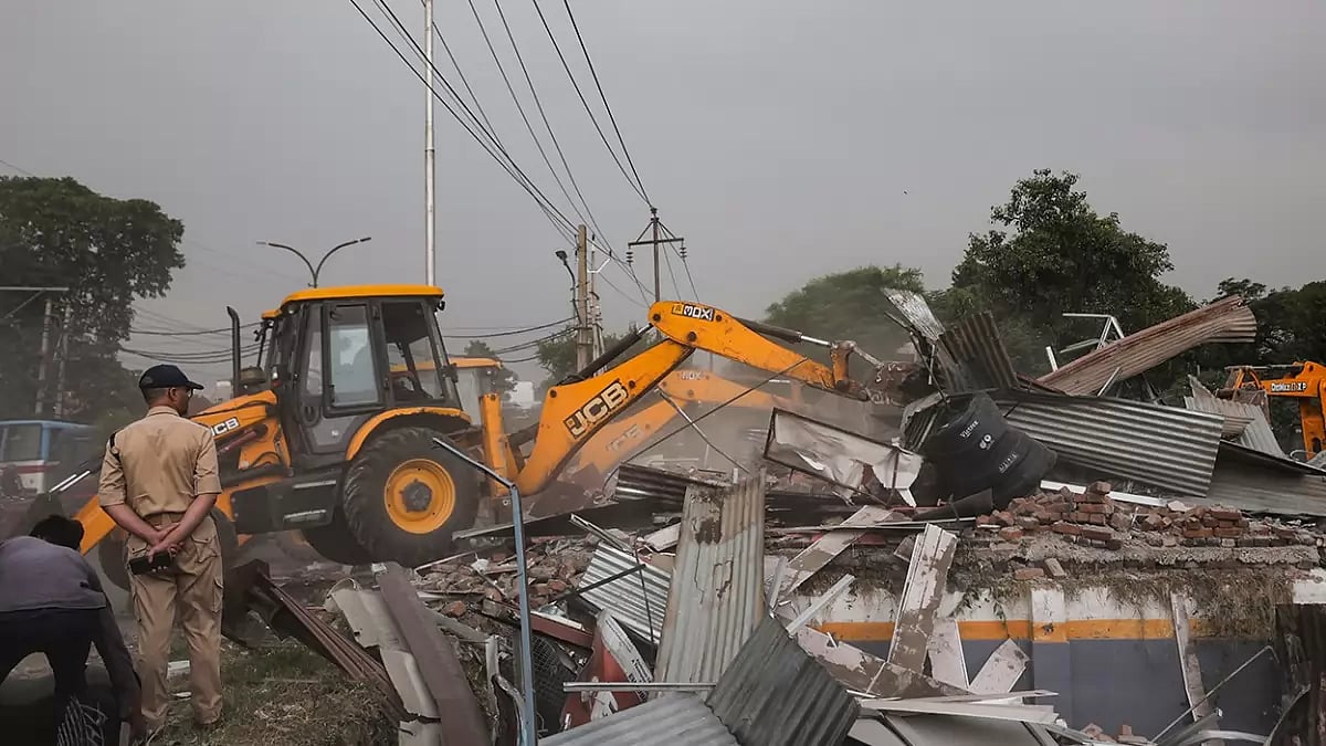 Anti-encroachment drive in Jammu