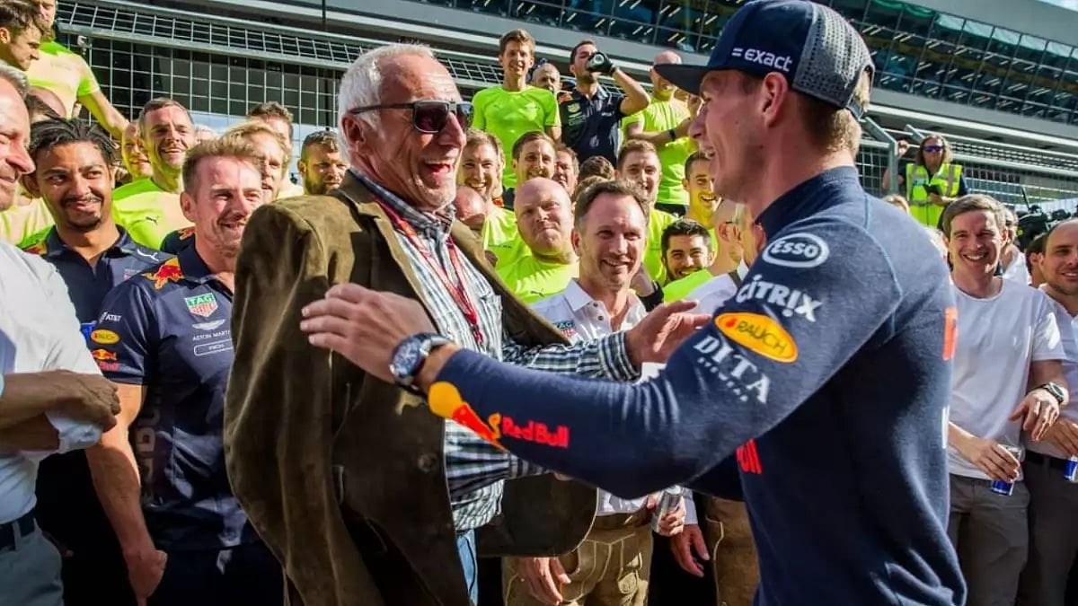 Red Bull's team principal Christian Horner paid his respect and called Mateschitz 'a great man'.