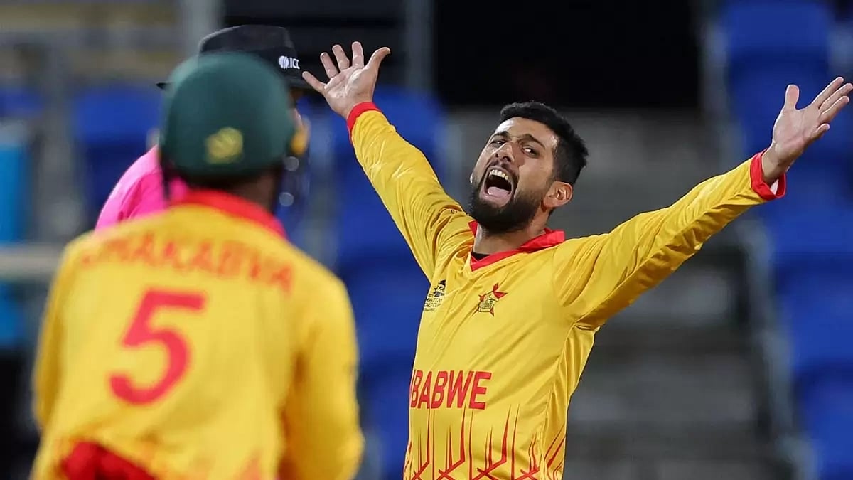Sikandar Raza registered figures of 3/25 against Pakistan. - null