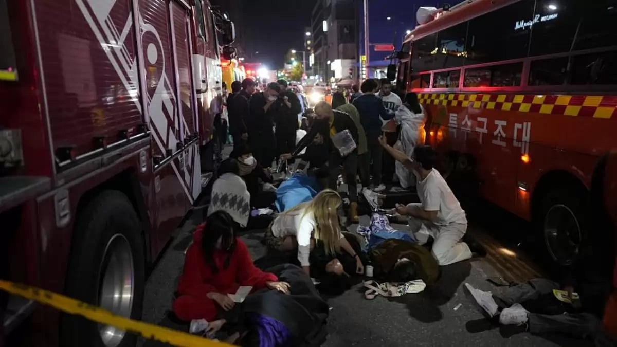 At least 151 people were killed after a stampede during Halloween celebrations in Seoul's party dist