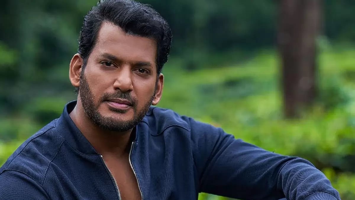 Actor Vishal collapses at an event