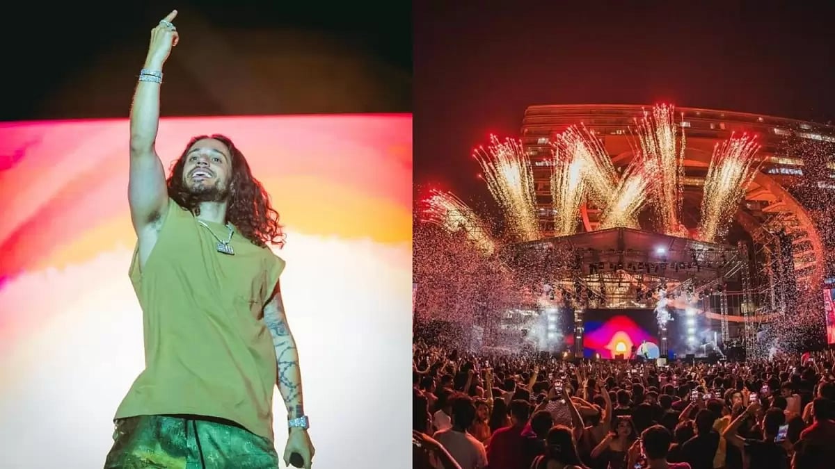 American rapper Russ in India