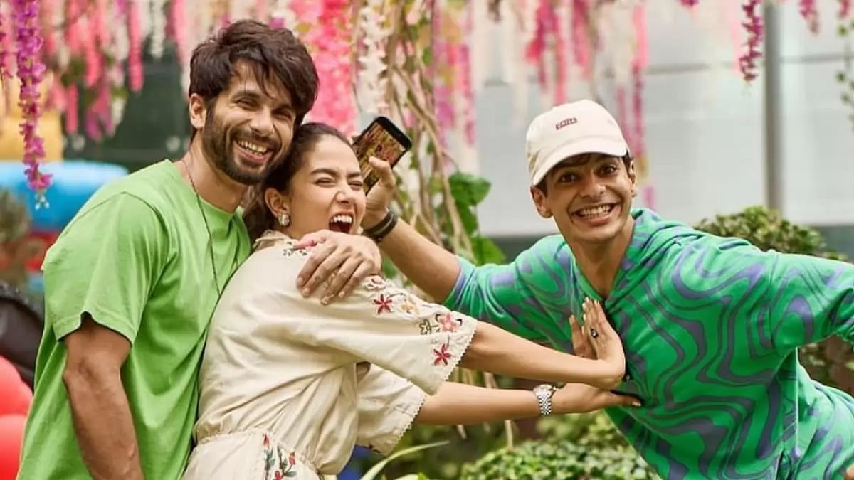 Shahid Kapoor, Mira Kapoor, Ishaan Khatter 