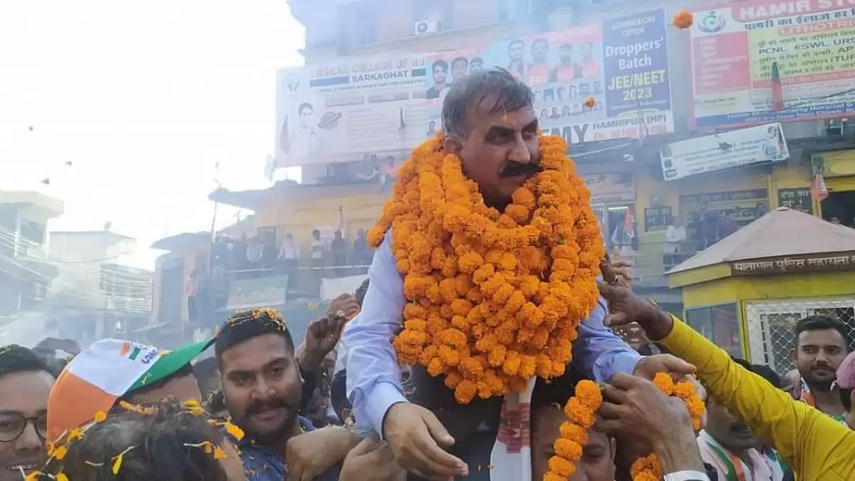 Congress leader Sukhwinder Sukhu 