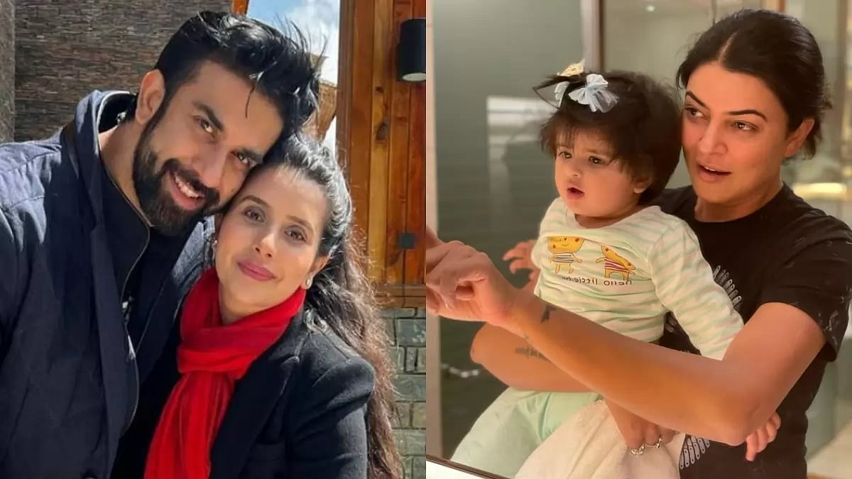 Rajeev Sen, Charu Asopa and Sushmita Sen