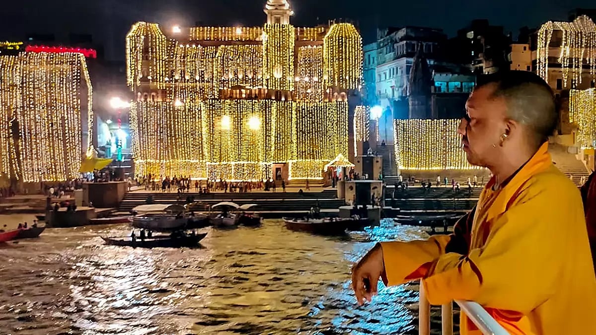 Yogi Adityanath in Varanasi