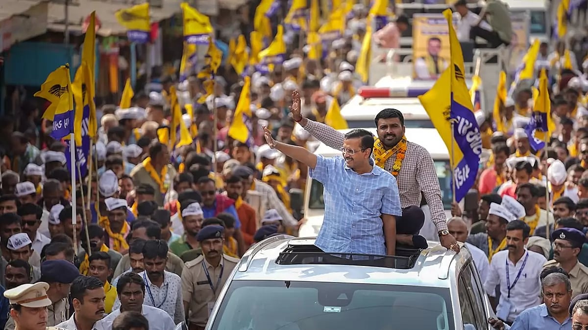 Arvind Kejriwal in Gujarat