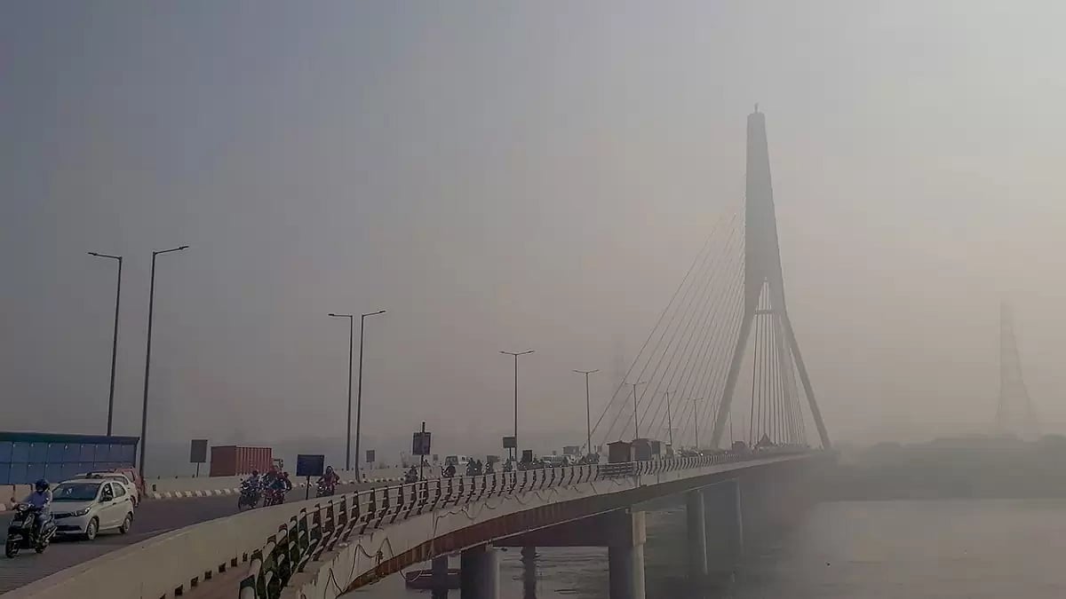 Weather: Air pollution in Delhi 