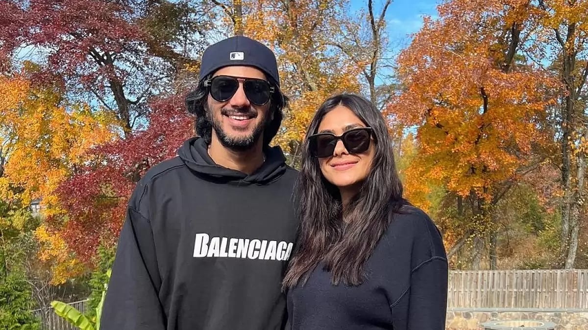 Dulquer Salmaan and Mrunal Thakur 