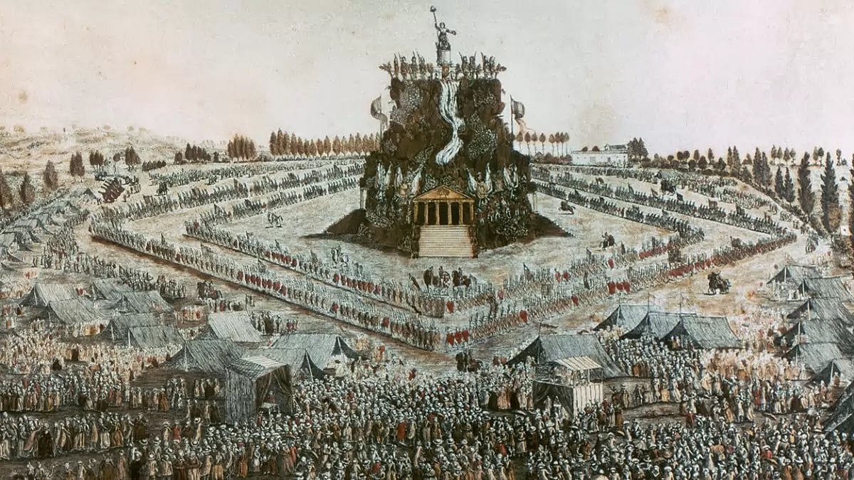 The French Revolution: An etching from Lyon 