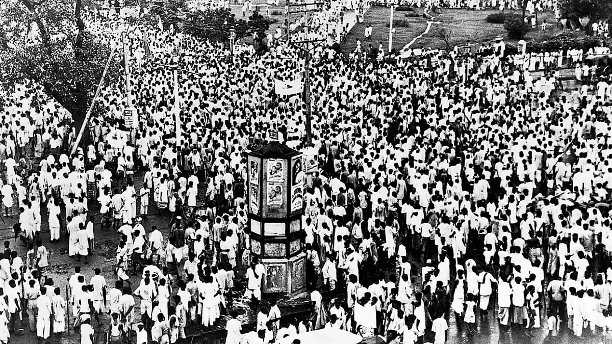 Discordant Notes: Huge crowds attend Muslim League’s Direct Action Day in Calcutta in 1946