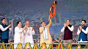 The main contenders: The Congress thinks it has a fighting chance in HP