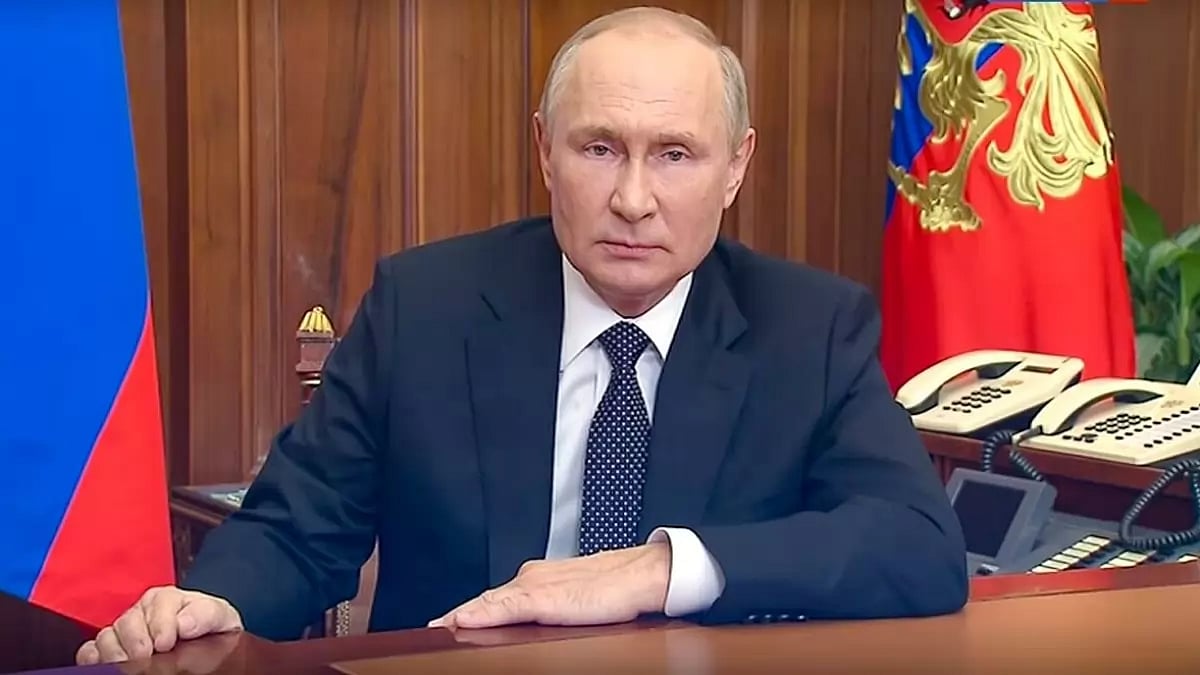Russian president Vladmir Putin