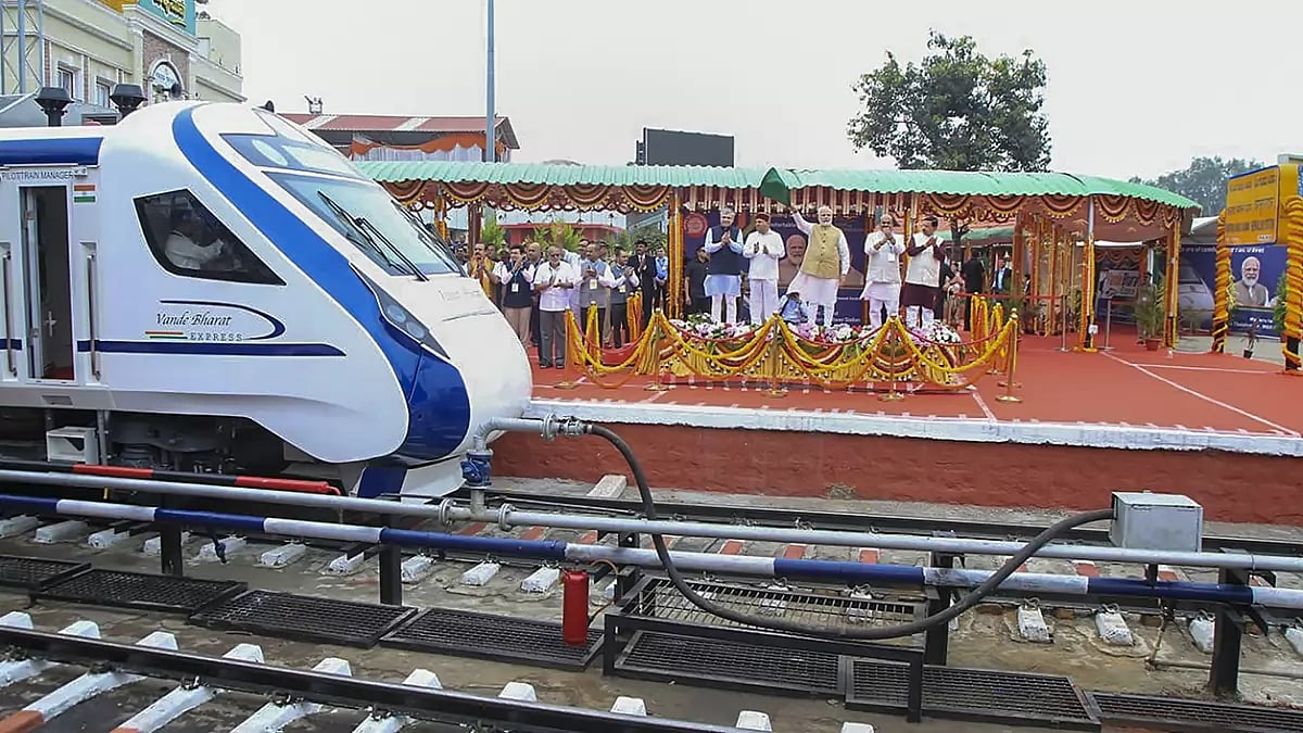 File photo : The train, which will run between New Delhi and Srinagar, is being hailed as a triumph of engineering, diplomacy, and development. 