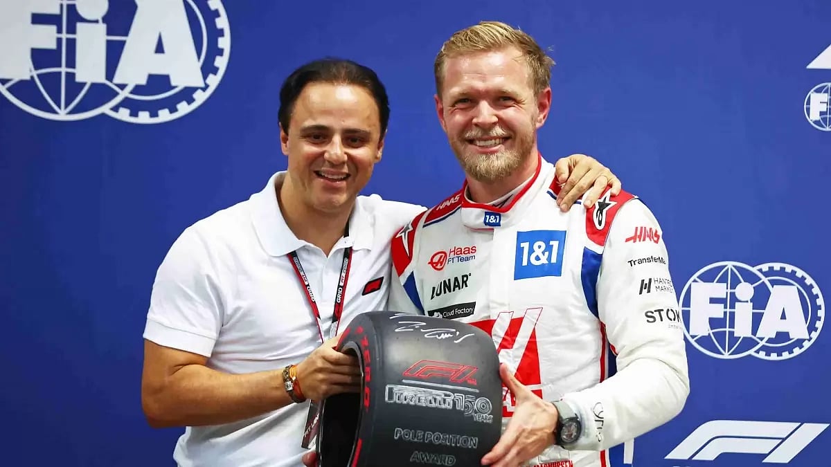 It was the first pole after 142 races for the Haas F1 driver.