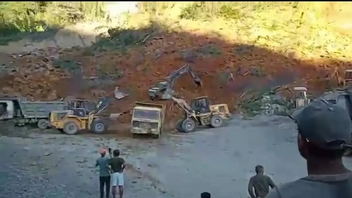 Mizoram Quarry Collapse: The Site of the Accident