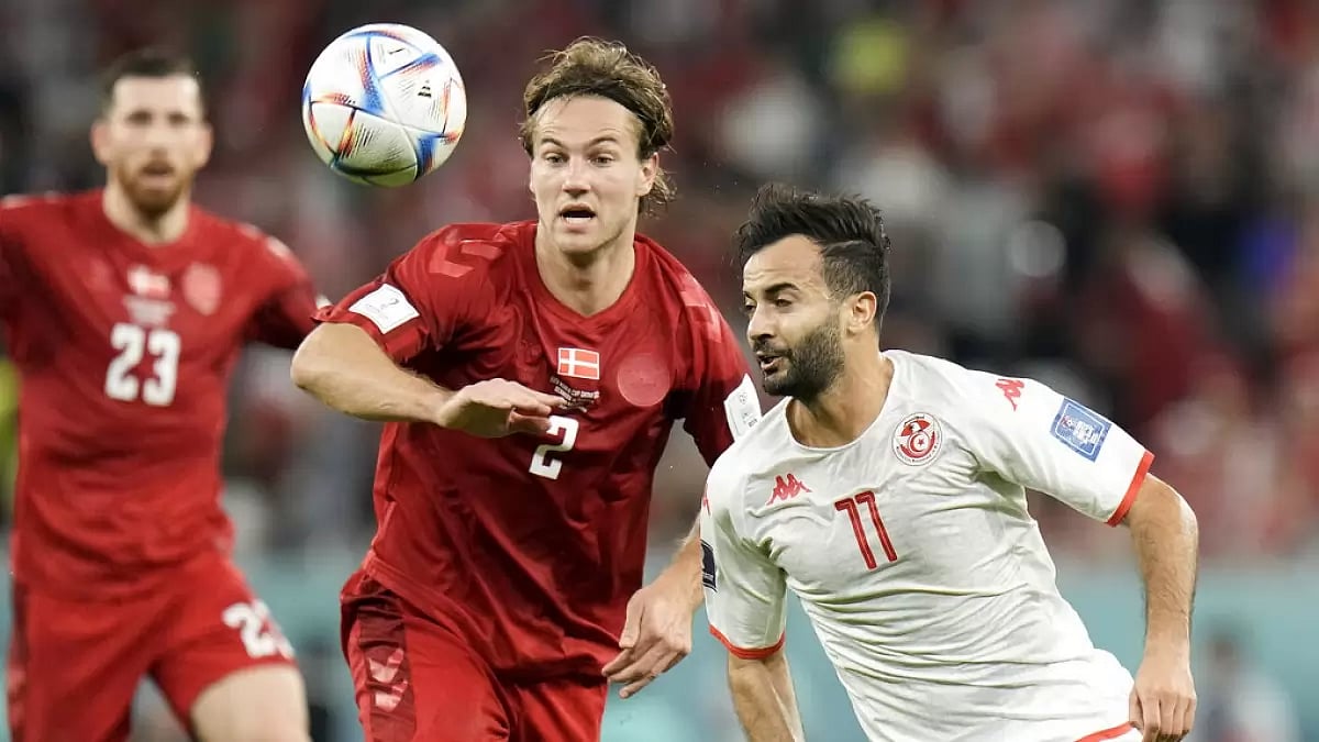 Denmark and Tunisia shared the spoils in this Group D encounter.