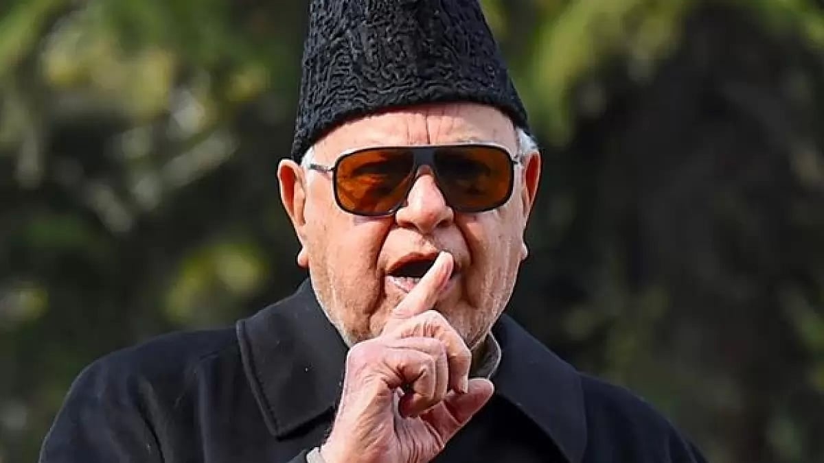 National Conference president Farooq Abdullah