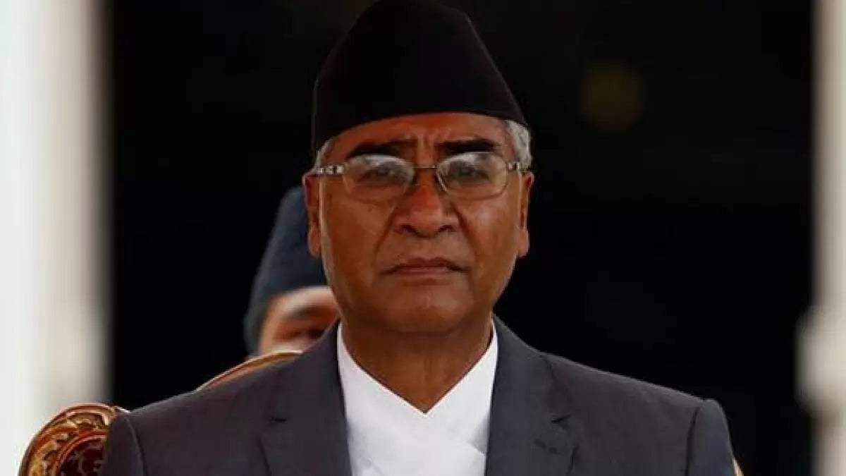 Nepal Prime Minister Sher Bahadur Deuba