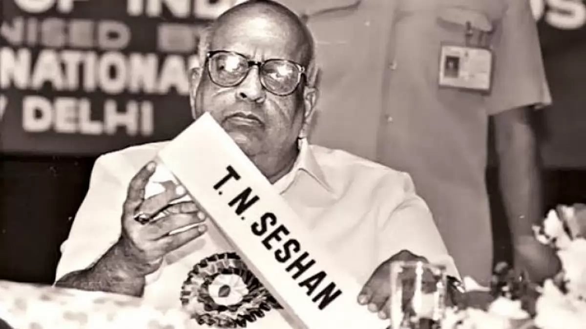 Former Chief Election Commissioner T N Seshan who changed Indian Electoral System 