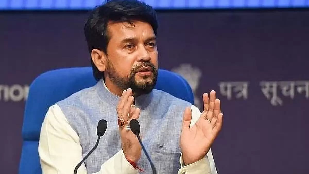 Union Information and Broadcasting Minister Anurag Thakur