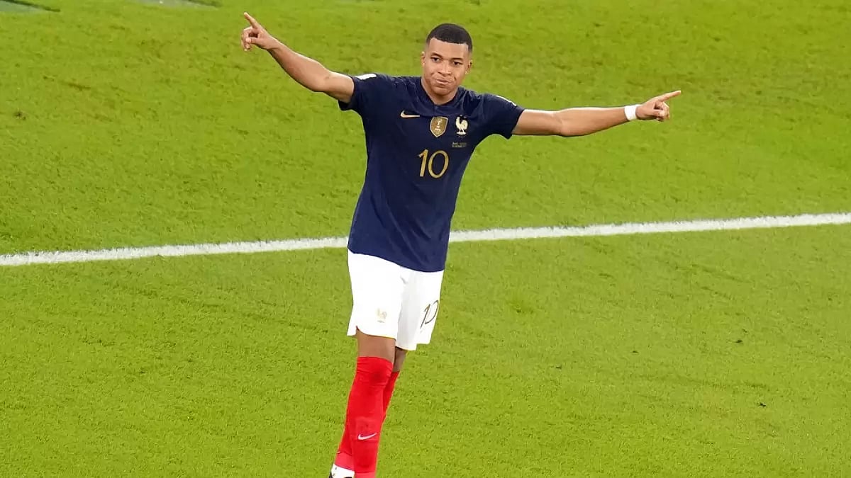 Mbappe has so far scored five goals in this world cup.