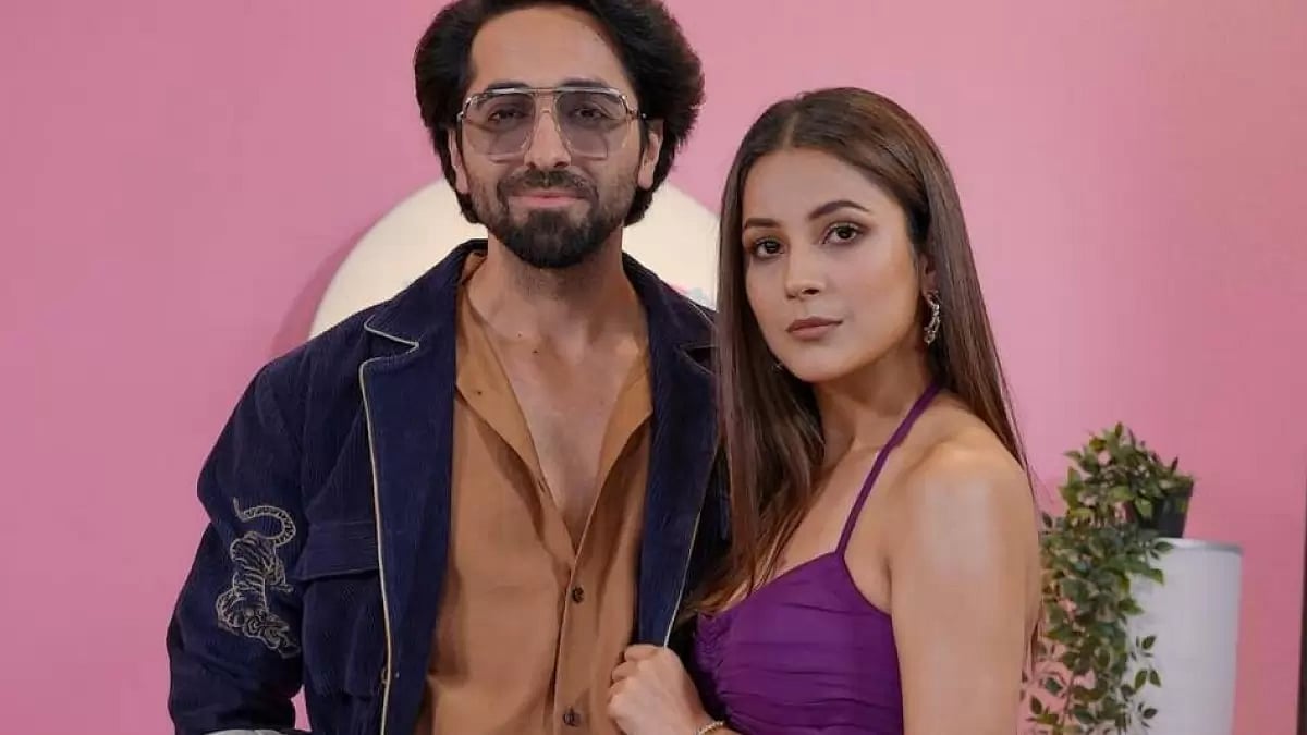 Shehnaaz Gill invites ‘An Action Hero’ actor Ayushmann Khurrana on her show. 