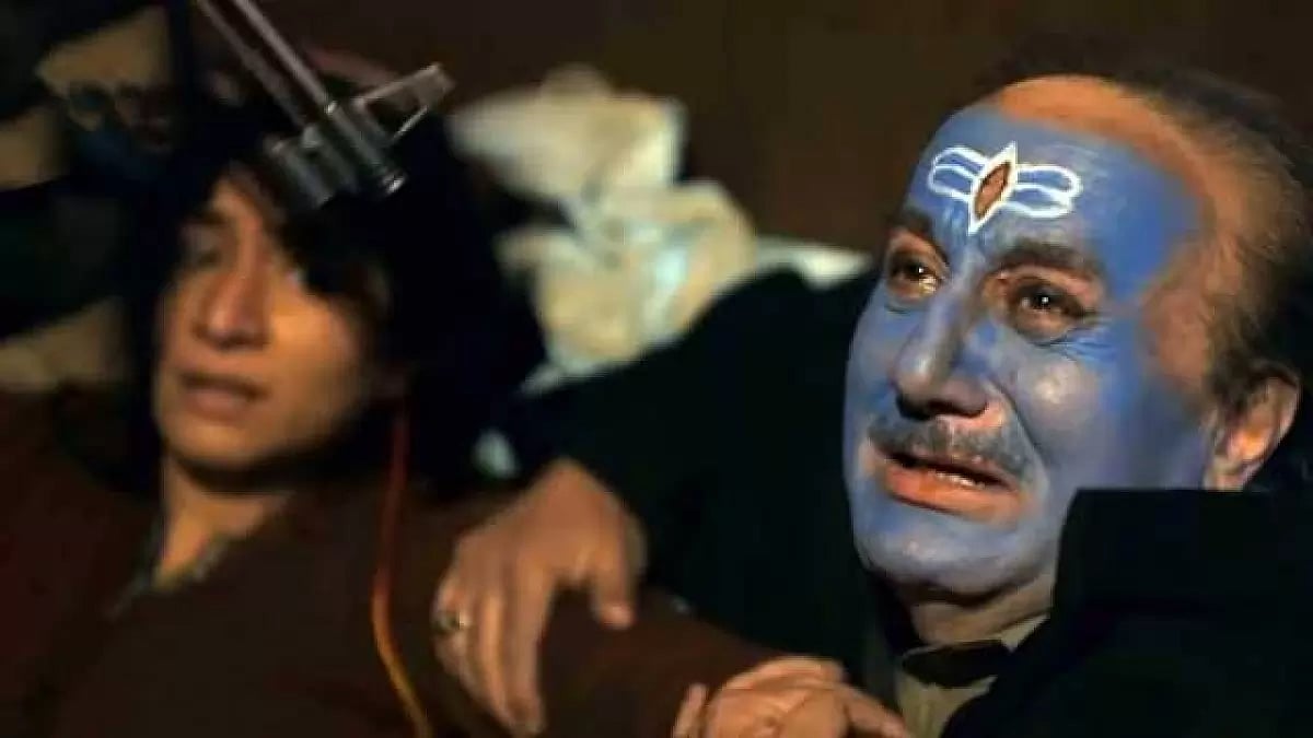 via The Film 'The Kashmir Files' : Anupam Kher In A Still From 'The Kashmir Files'