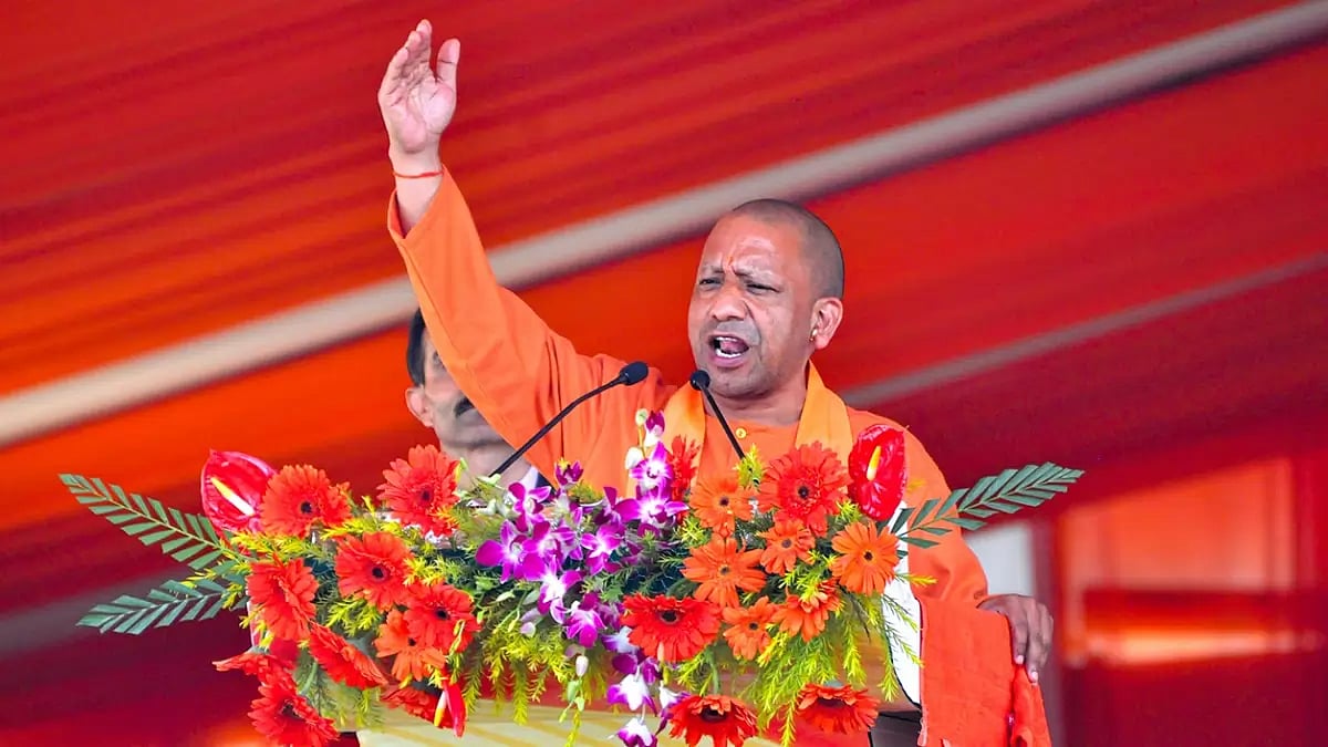 Yogi in Moradabad