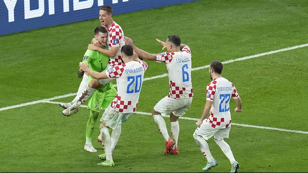 Croatia are aiming to make to the second successive world cup final.