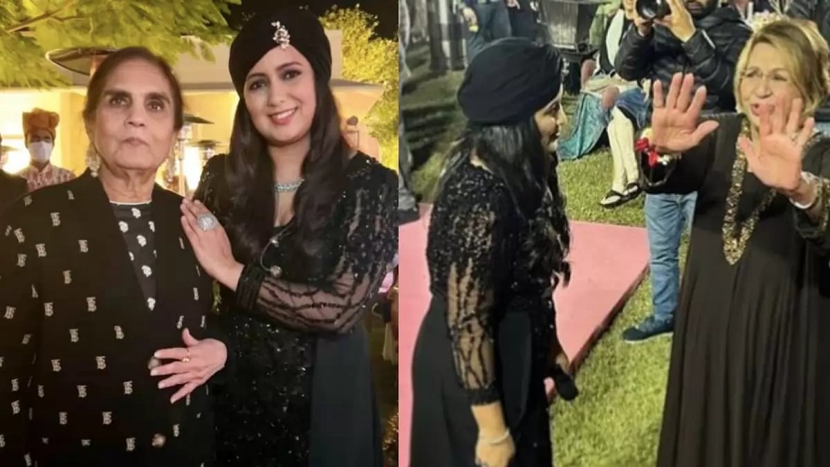 Salma Khan and Helen at the former's 80th birthday bash