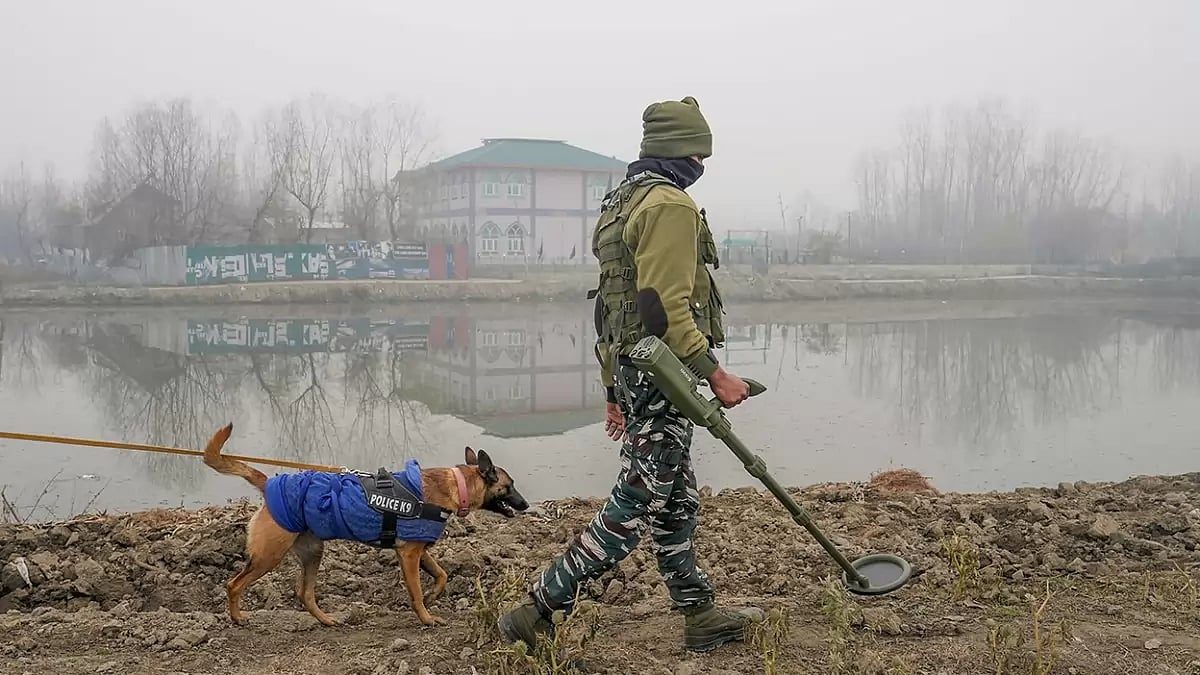 Cold winter in Srinagar