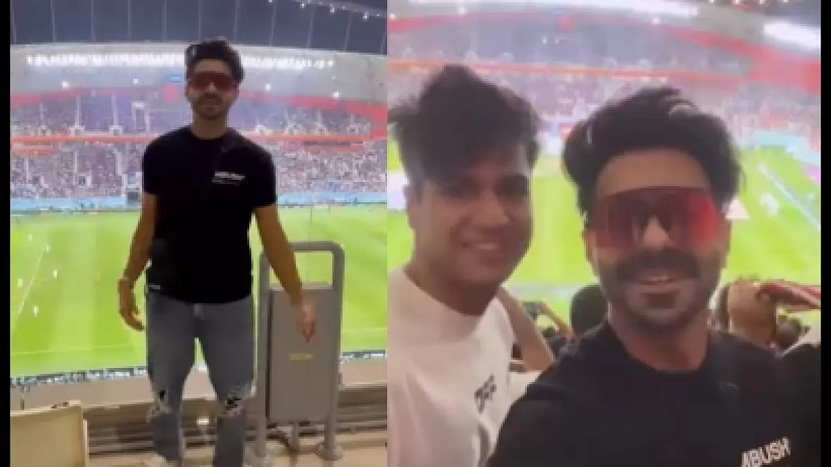 Aparshakti Khurana Loves The Energy In The Stadium At FIFA World Cup