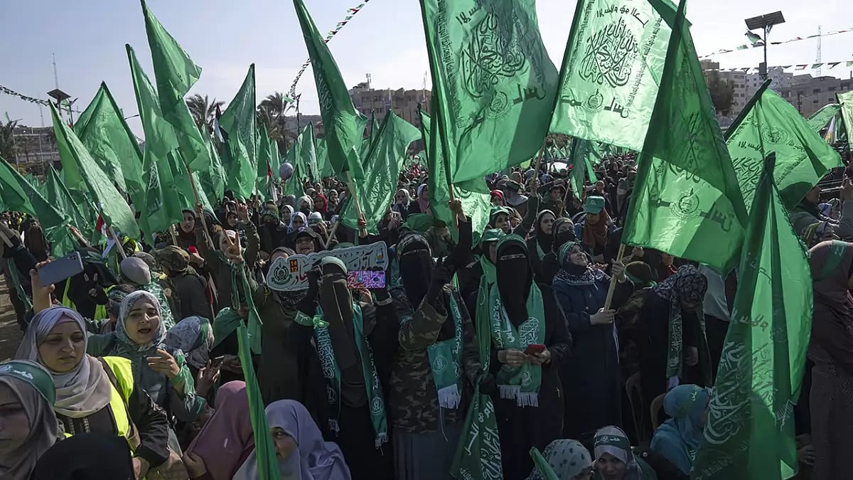 Hamas 35th anniversary of the movements founding