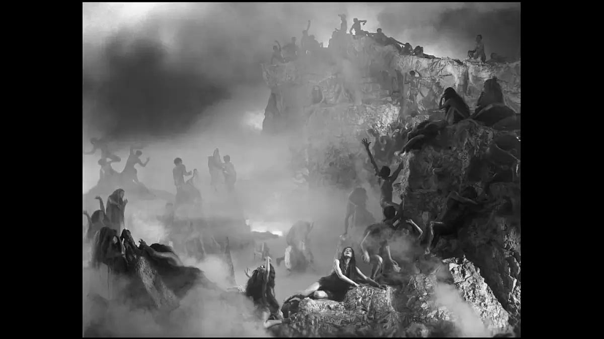 A scene from Dante's Inferno.