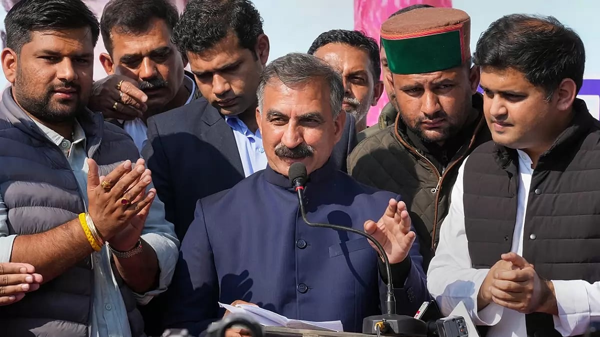 Himachal CM Sukhvinder Singh Sukhu