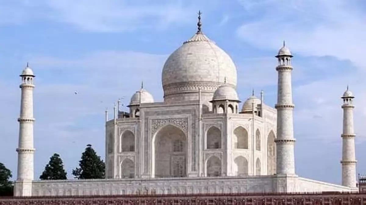 Taj Mahal monument in Agra