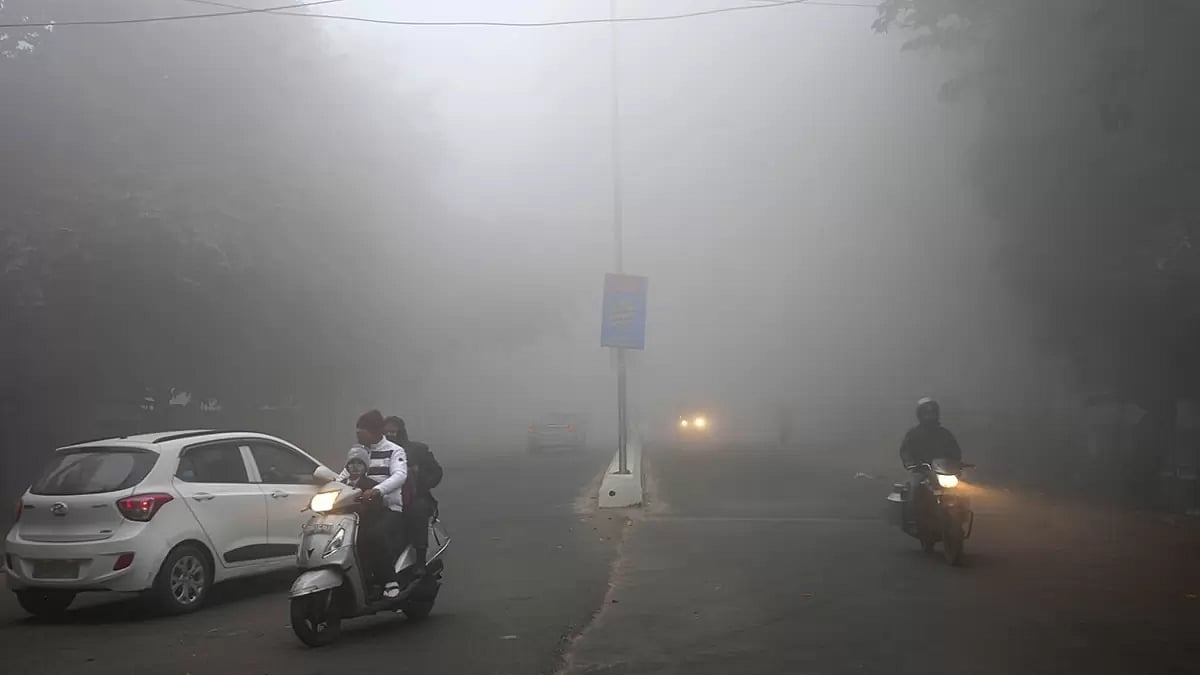Fog in Lucknow