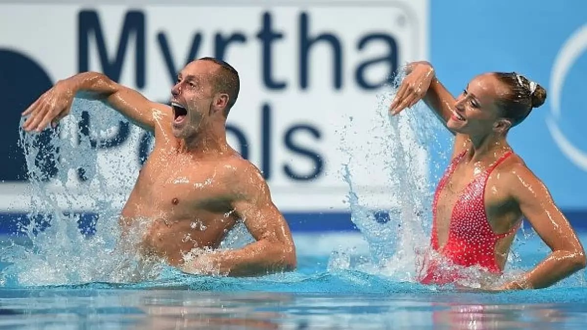 Bill May and Christina Jones of the US had won gold medal at the inaugural mixed event in Russia.