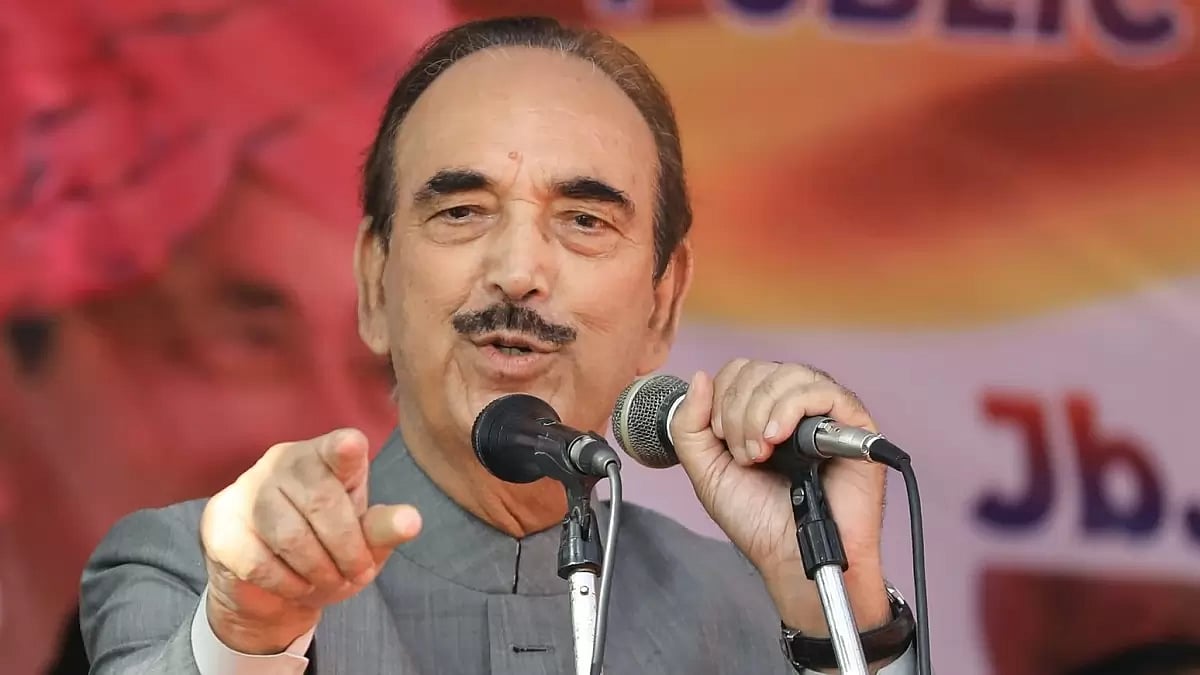 Democratic Azad Party chief Ghulam Nabi Azad