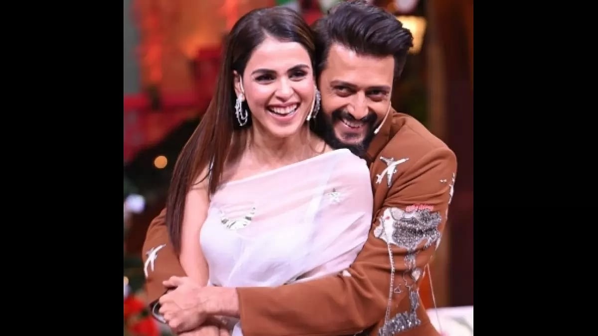 Riteish Deshmukh and Genelia DSouza