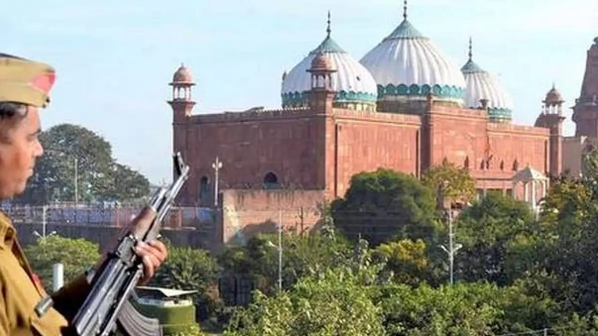 Shahi Idgah mosque complex in Mathura